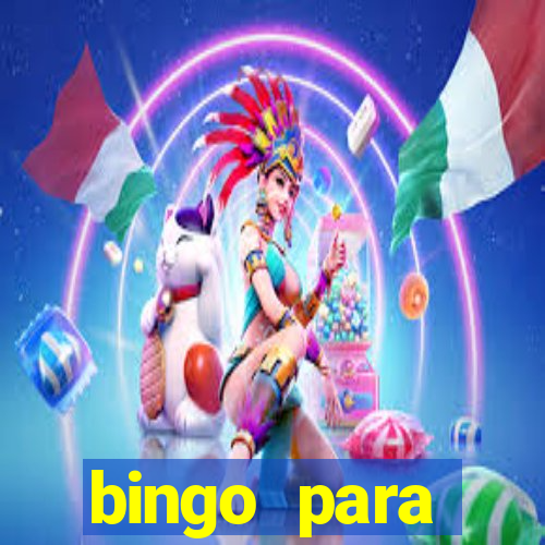 bingo para despedida de solteira para imprimir